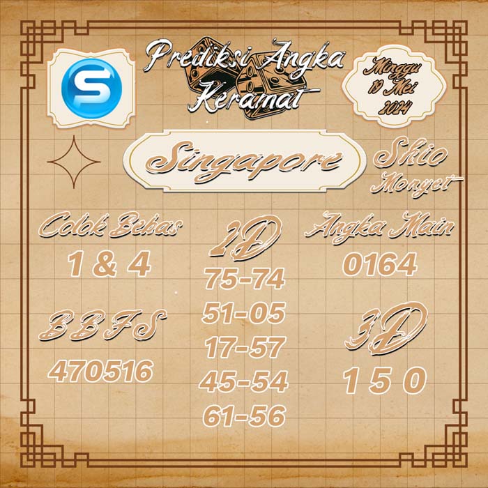 PREDIKSI SINGAPORE ANGKA KERAMAT