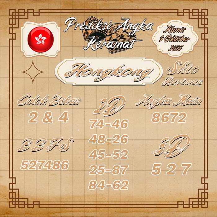 PREDIKSI HONGKONG ANGKA KERAMAT